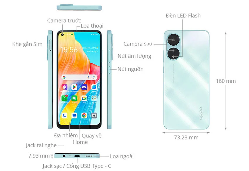 oppo a78 note mo ta