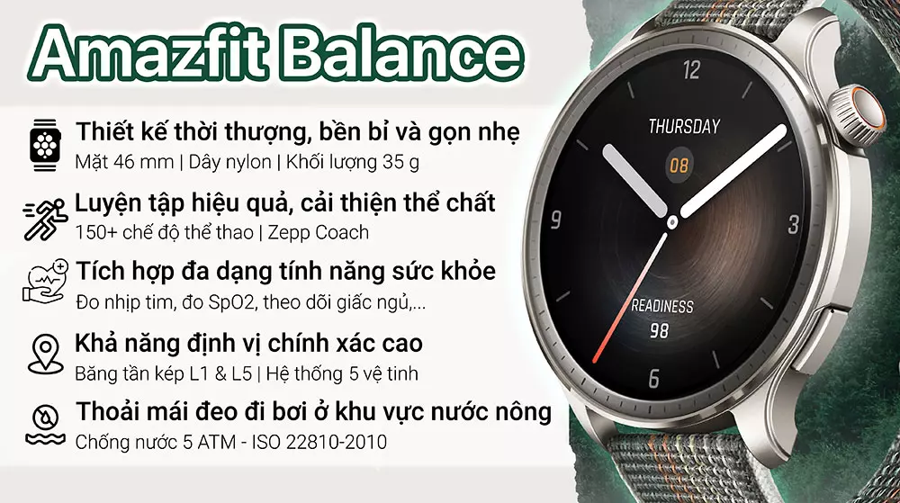 amazfit balance day nylon mo ta