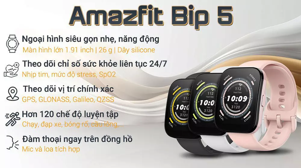 amazfit bip 5 mo ta