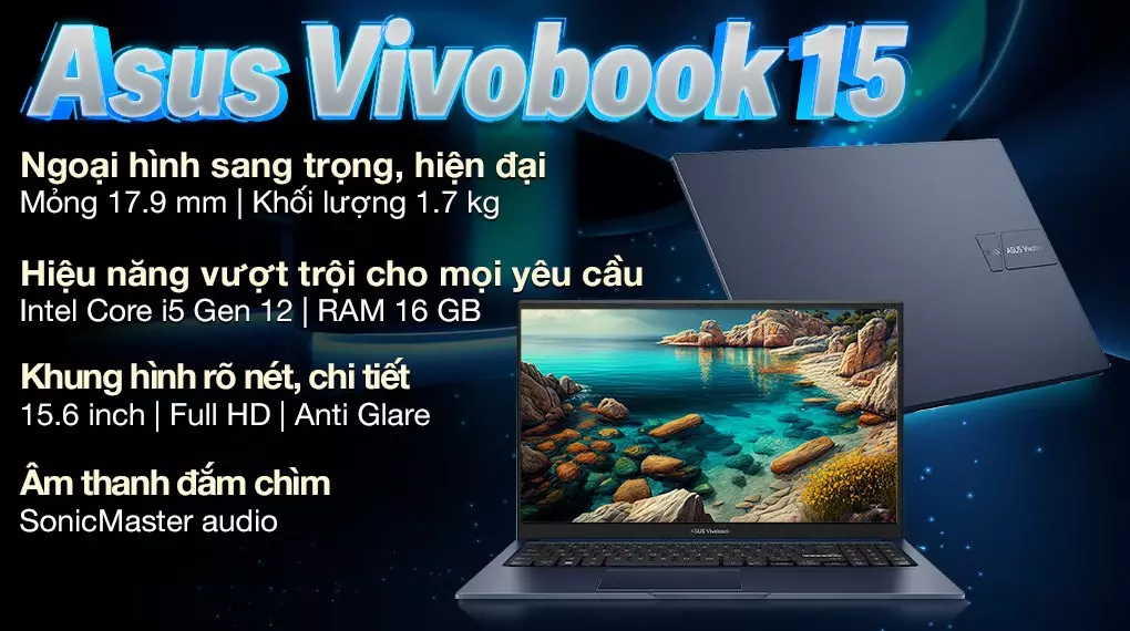 asus vivobook 15 x1504za i5 mo ta